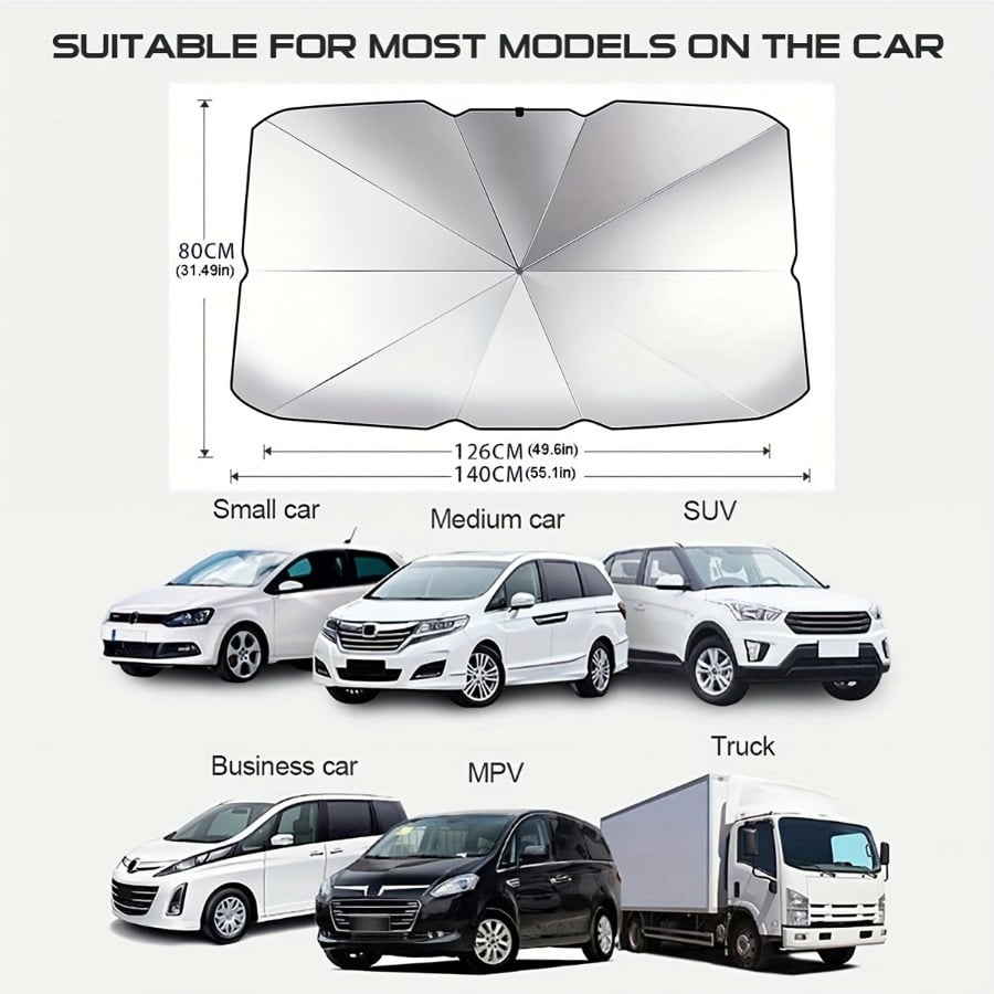 š„100,000+ Happy CustomersšUniversal Portable Car Windshield Sunshade