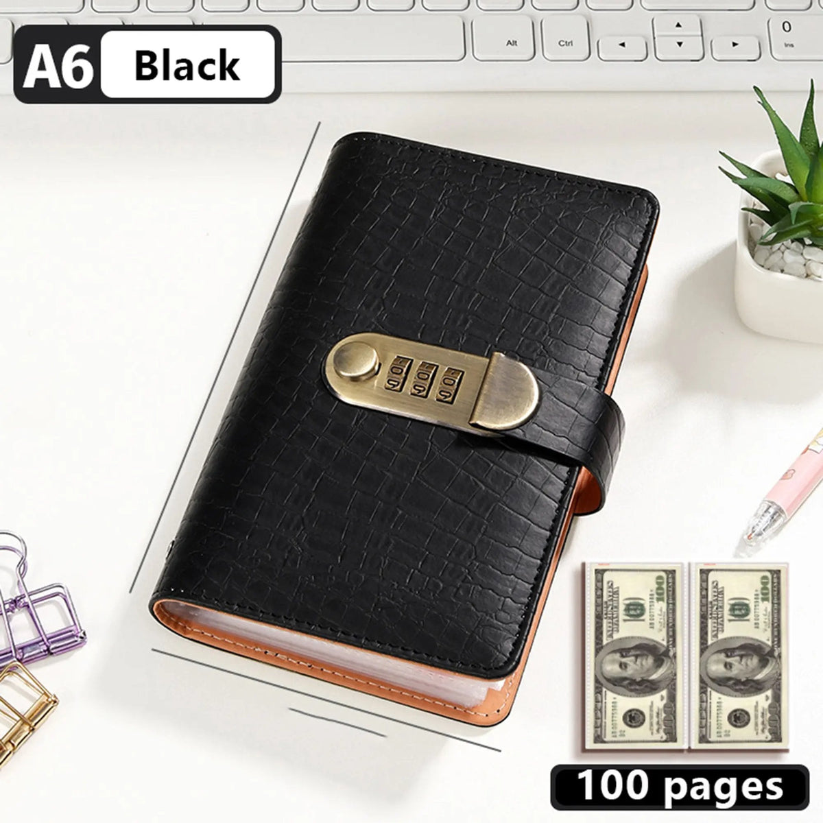 🔥 Last Day 49% OFF– Lockable A6 Savings Notebook with 3-Digit Combination Lock 💰