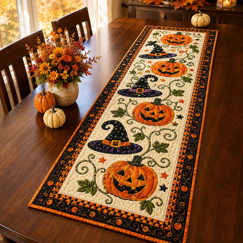 🍁🎃 Rustic Autumn Table Runner – Create a Warm Harvest Season Atmosphere