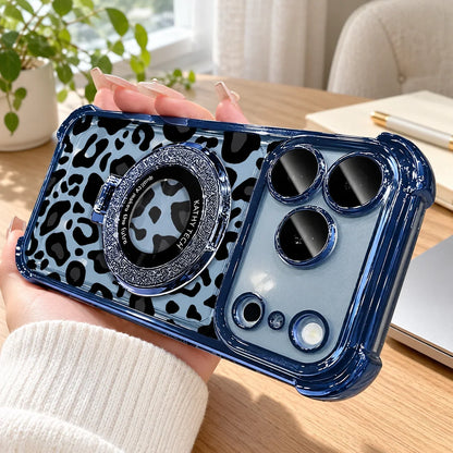 Sexy Leopard Print Transparent Soft Silicone Shockproof Case for iPhone 18 Pro Max