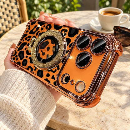 Sexy Leopard Print Transparent Soft Silicone Shockproof Case for iPhone 18 Pro Max
