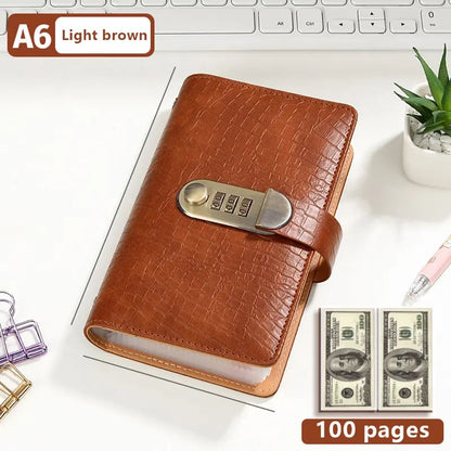 🔥 Last Day 49% OFF– Lockable A6 Savings Notebook with 3-Digit Combination Lock 💰