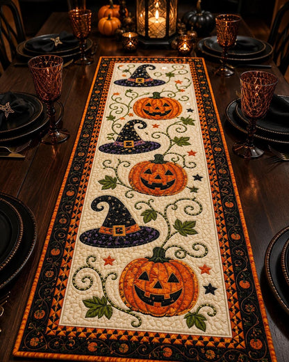 🍁🎃 Rustic Autumn Table Runner – Create a Warm Harvest Season Atmosphere