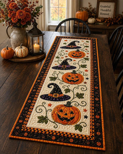 🍁🎃 Rustic Autumn Table Runner – Create a Warm Harvest Season Atmosphere
